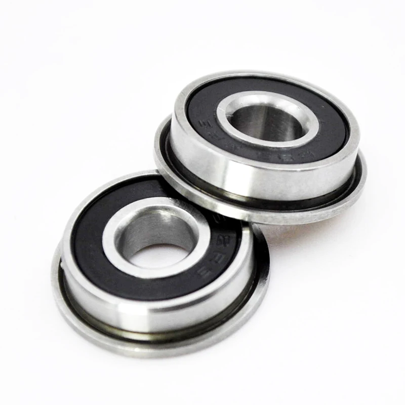 10pcs F695 2RS Bearing 5*13*4 mm Flanged F695 RS Miniature Ball Bearings F695RS For VORON Mobius 2/3 2/4 3D Printer