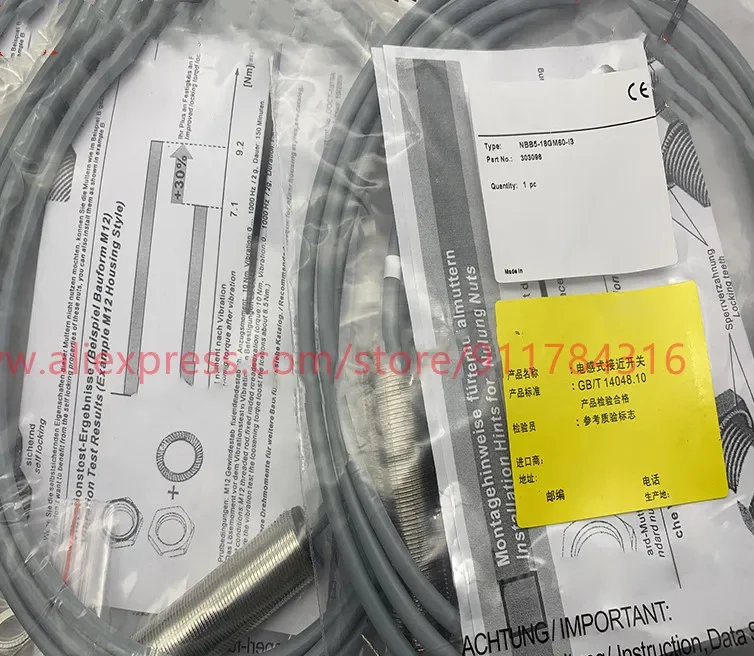 

3pcs New High Quality Pepperl+Fuchs Proximity Switch NBB5-18GM60-A0 NBB5-18GM60-A2
