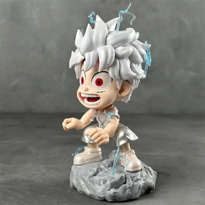 16.5cm One Piece Anime Figure Gk Surprised Sun God Nika Luffy Boxed Desktop Pvc Model Anime Peripheral Home Ornaments Toy Doll