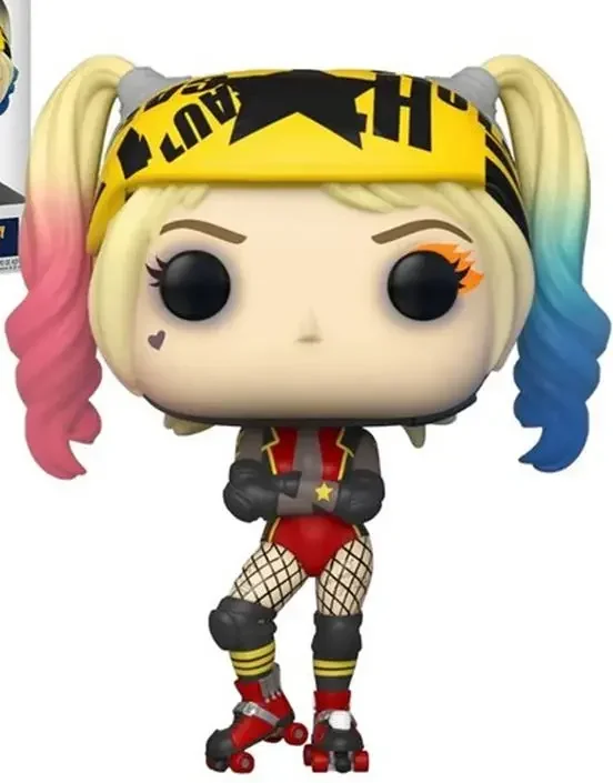 FUNKO POP  Newest joker Harley #307 Roller Derby Quinn Vinyl Action Figure Models for Children Toys