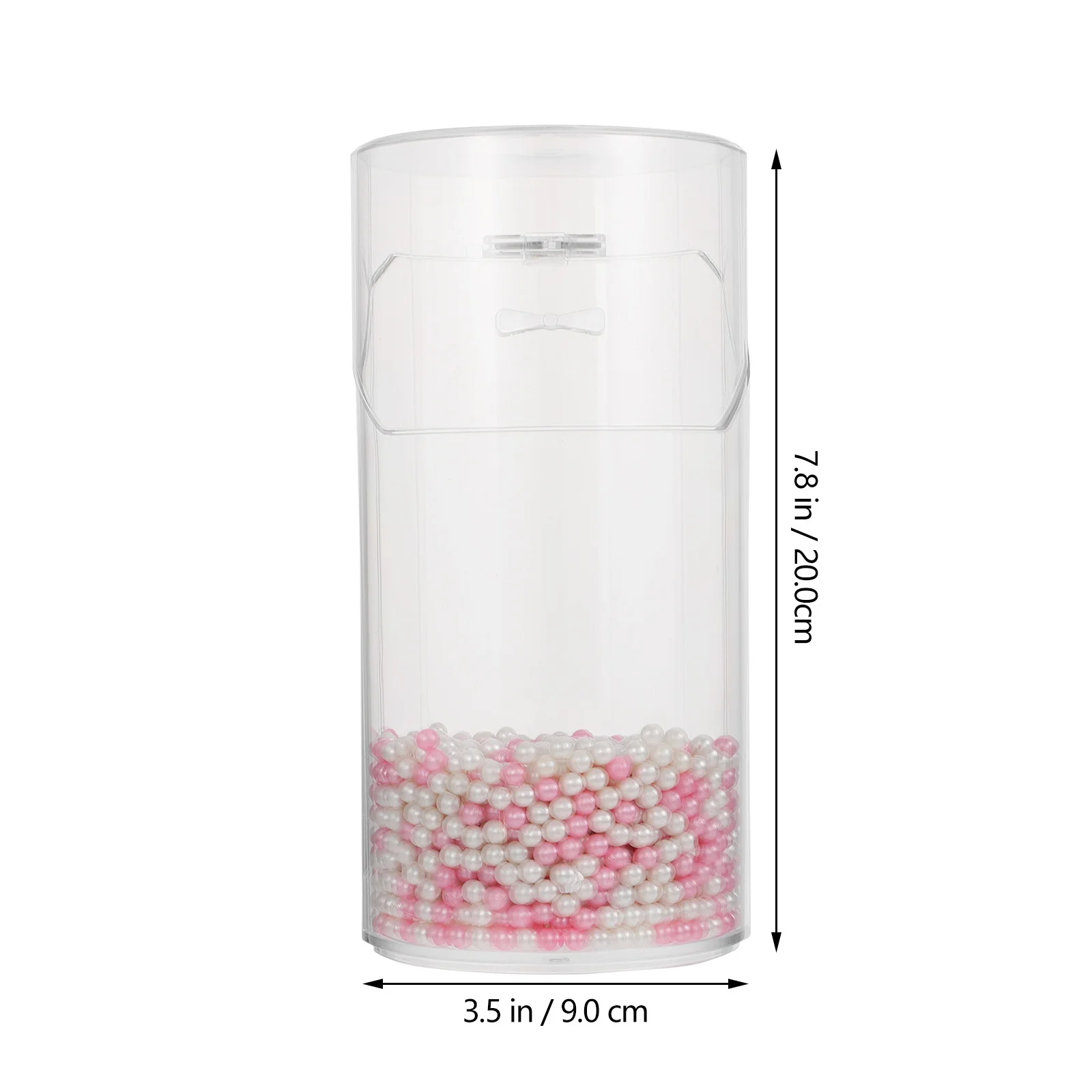 حامل فرشاة المكياج صندوق لؤلؤ كريستالي شفاف منظم لسطح المكتب حقيبة تخزين حامل فرشاة المكياج صندوق تخزين #5