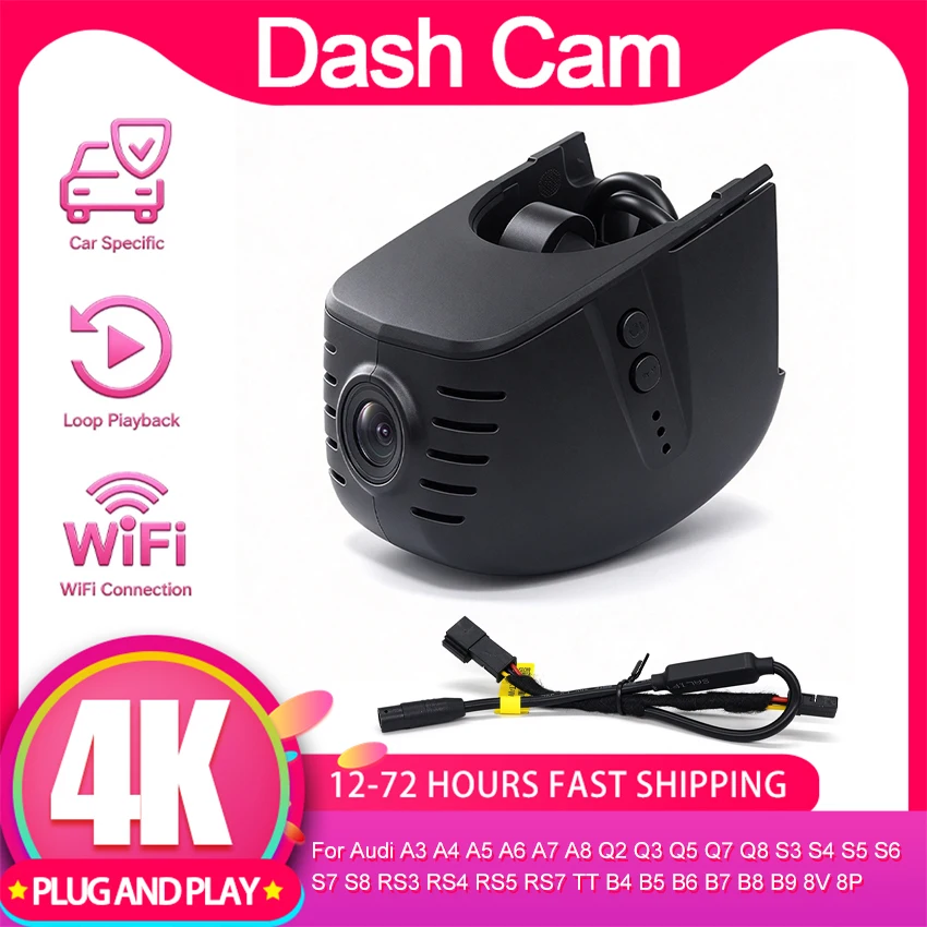 OEM Plug and play Dashcam For Audi A3 A4 A5 A6 A7 A8 Q2 Q3 Q5 Q7 Q8 S3 S4 S5 S6 S7 S8 RS3 RS4 RS5 RS7 TT B4 B5 B6 B7 B8 B9 8V 8P