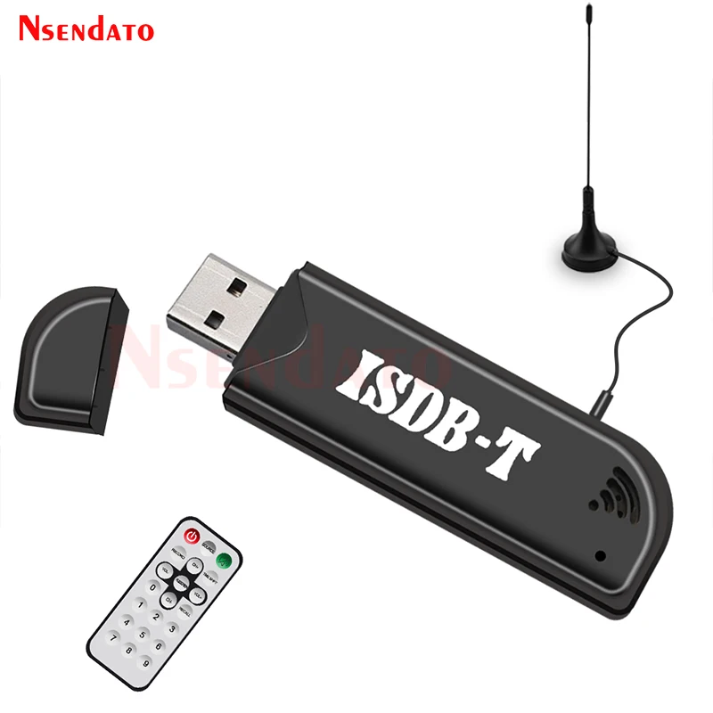 Mini Digital ISDB-T USB2.0 TV HDTV Tuner Stick Receiver Recorder With Remote Control Antenna for Brazil