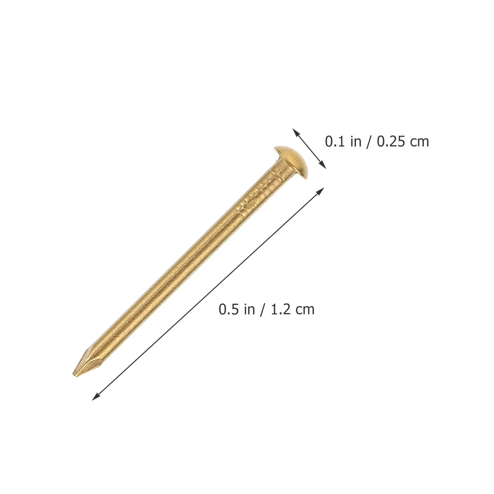 

2030Pcs Round Head Copper Nails for Home Furniture Fixing Hanging Pictures and Crafts Copper Nails Furniture Nail
