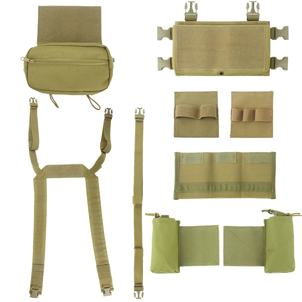 

Многофункциональный тактический жилет-подсумок для страйкбола CS, модель MK3, из полиэстера 1000D, с системой Molle