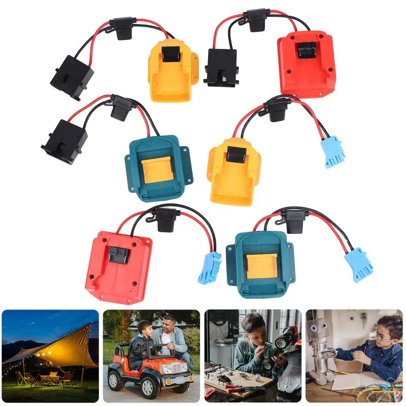 

18V Li-ion Battery Adapter Connector With Wiring Harness For DIY Power Tools And Toys Modification Upgrade