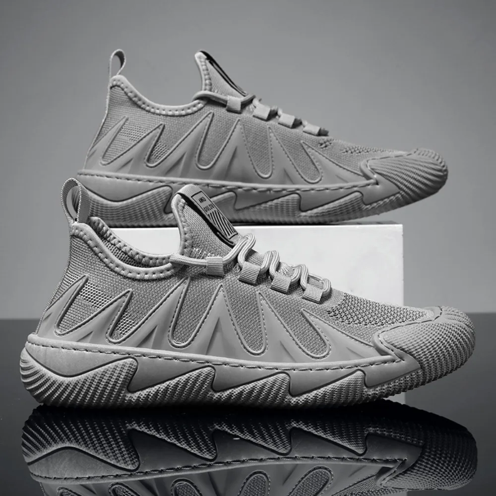 Men's sneakers casual light mesh sports shoes four seasons fashion outdoor soft sole Anti slip Breathable comfort running shoes