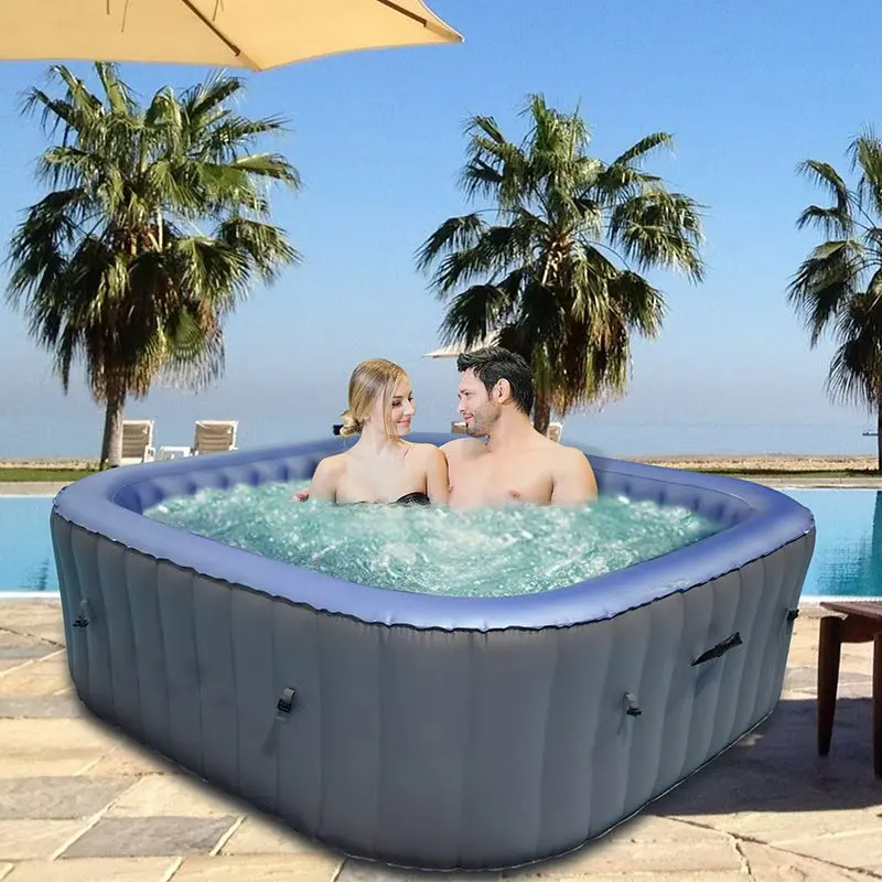 

Надувное джакузи-СПА из 3-слойного усиленного ПВХ для взрослых, для использования на открытом воздухе в саду