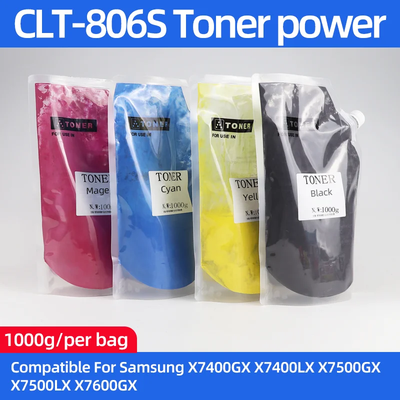 

1000g/bag CLT-806S CLT806S 806S Toner Powder Compatible for Samsung X7400GX X7400LX X7500GX X7500LX X7600GX Refill Japan Toner