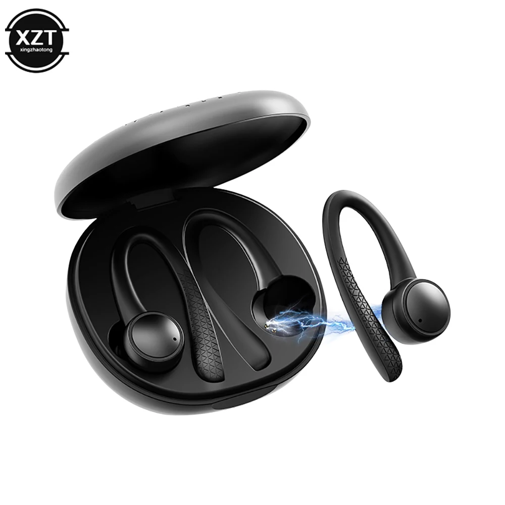 

TWS Wireless Bluetooth-compatible Earphones HD Stereo Sound Headphones Sports Waterproof Earbuds Headsets With Charging Case
