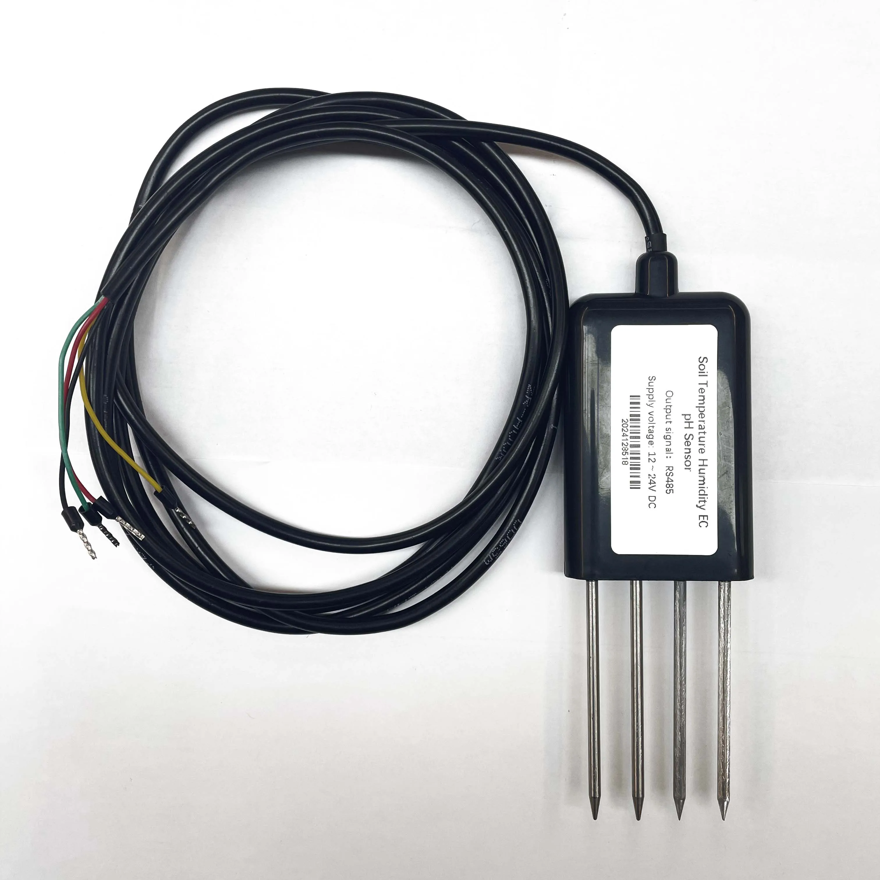 RS485 4-20mA درجة حرارة التربة الرطوبة الرطوبة الموصلية EC PH NPK الاستشعار مع نطاق 0-5 فولت 0-2 فولت 0-10VDC