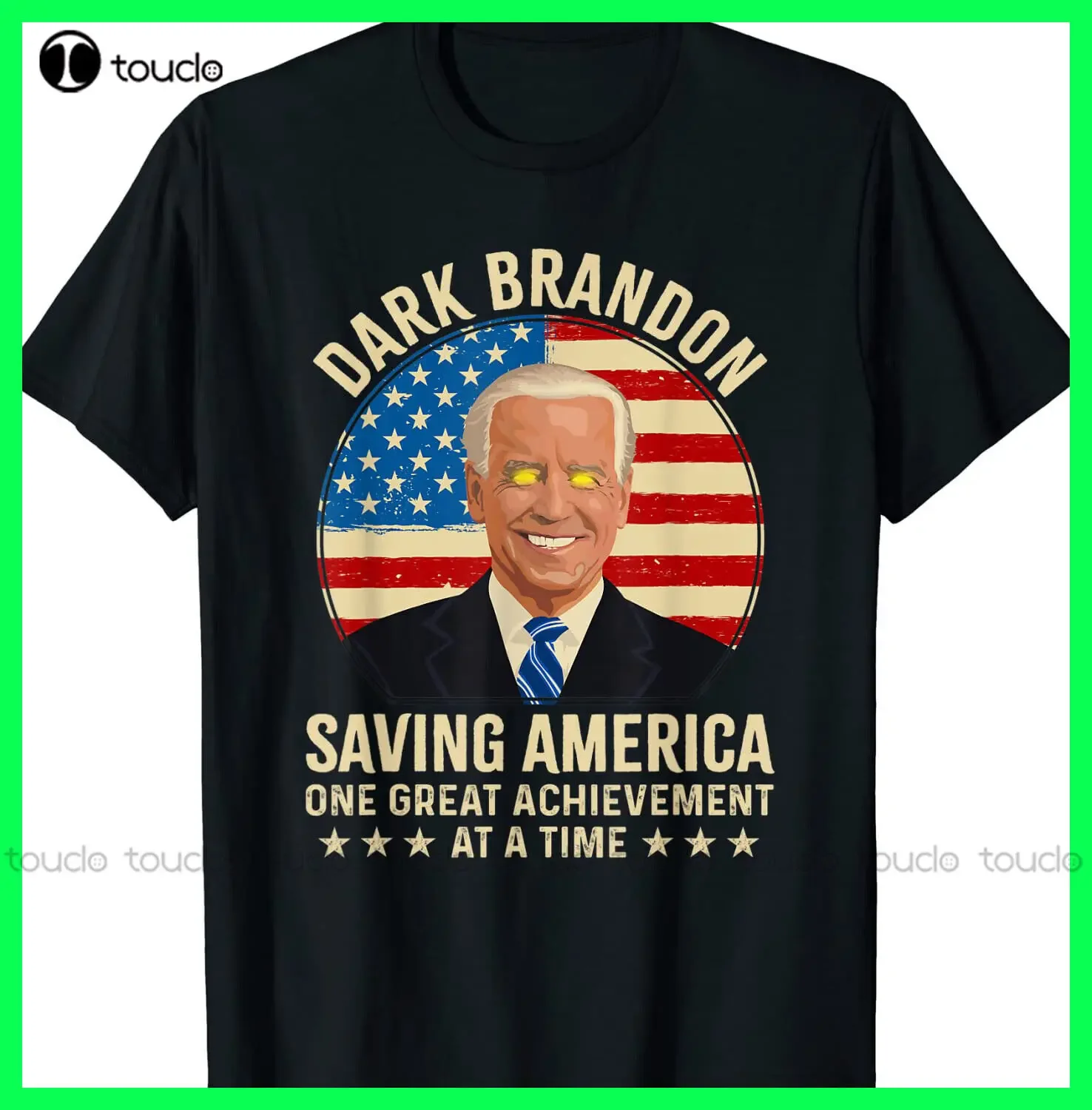 Vintage Dark Brandon President Joe Biden Supporters T-Shirt Unisex Tshirts For Adults Outdoor Simple Vintag Casual T Shirts New