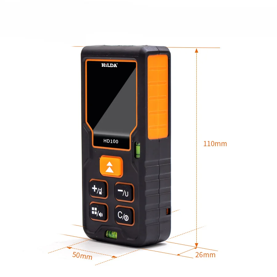 Factory Laser Rangefinder 40M 60M 80M 100M Rangefinder Laser Tape Rangefinder Construction