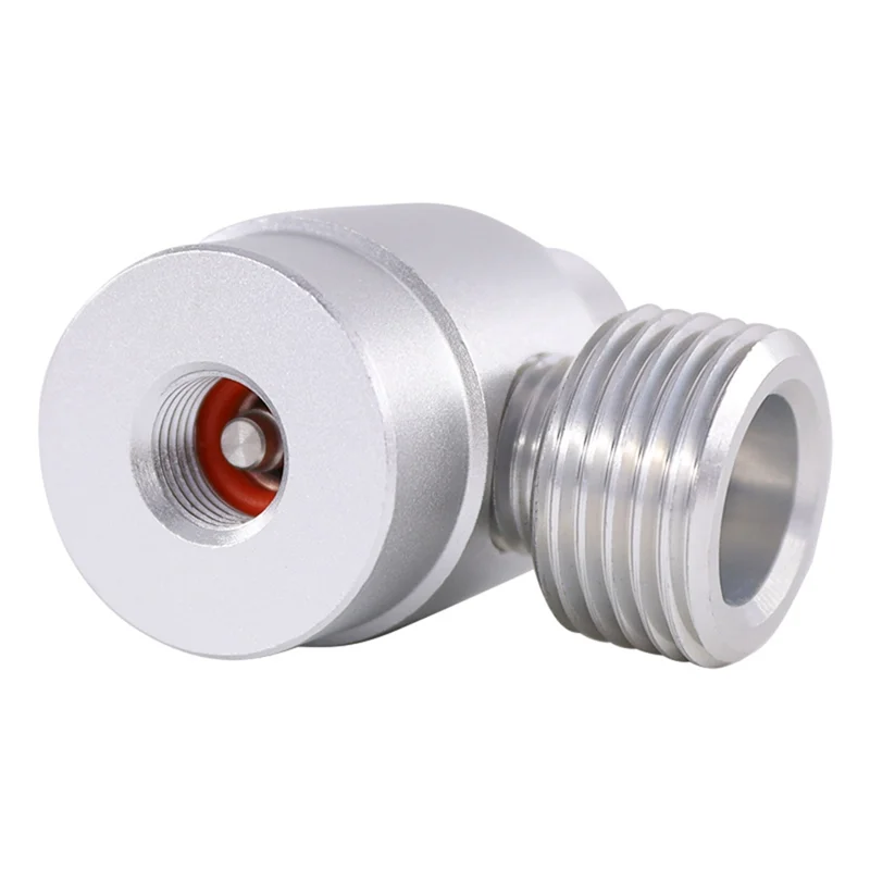 A13I-CO2 Cylinder Refill Adapter, Self-Made Gas Cylinder Regulator M10X1 To W21.8-14 Adapter For Argon,CO2,Mixed Gas Durable Sil