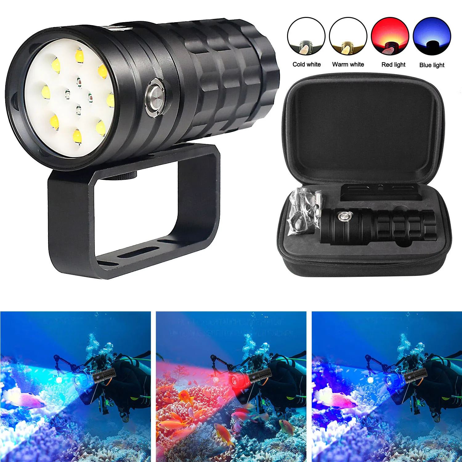 

diving flashlight scuba diving lanterna diving equipment professional linterna de buceo profesional de 300000lm scuba diving led