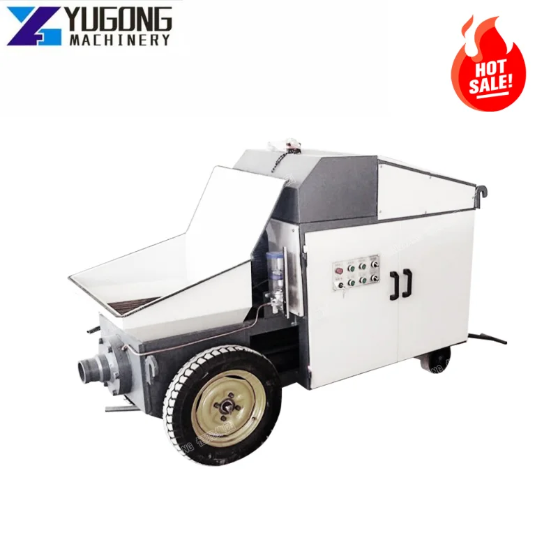 YG Concrete Pumping Machine And Concrete Mixer Widely Using Small Portable Concrete Pump for Secondary Structural Column Pump