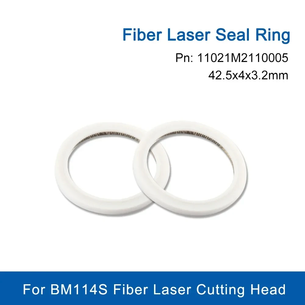 

10Pcs/Lot Fiber Laser Seal Ring with Spring For Protective Windows 37x7mm Raytools BM114S Laser Head 11021M2110005