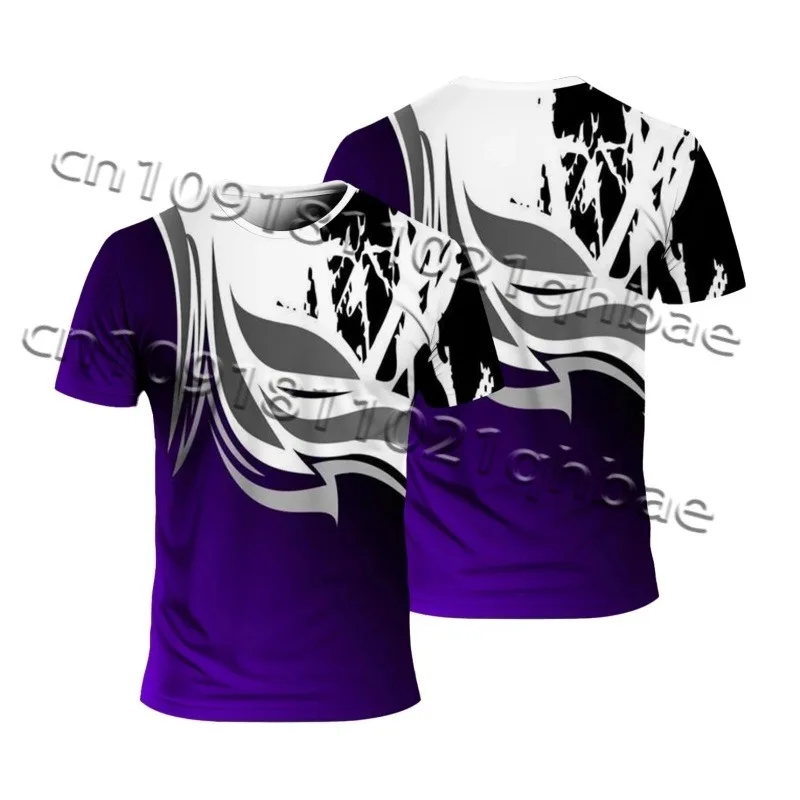 

Fashionable Summer Comfortable Breathable Quick Drying Unisex Sports T-shirt Comfortable Casual Daily Short Sleeved Moto T-shirt