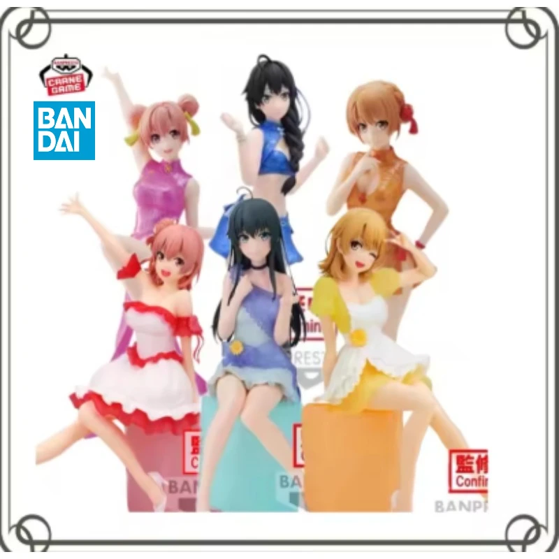Bandai Original My Teen Romantic Comedy SNAFU Cute Girl Anime Figure PVC Collection Model Toys