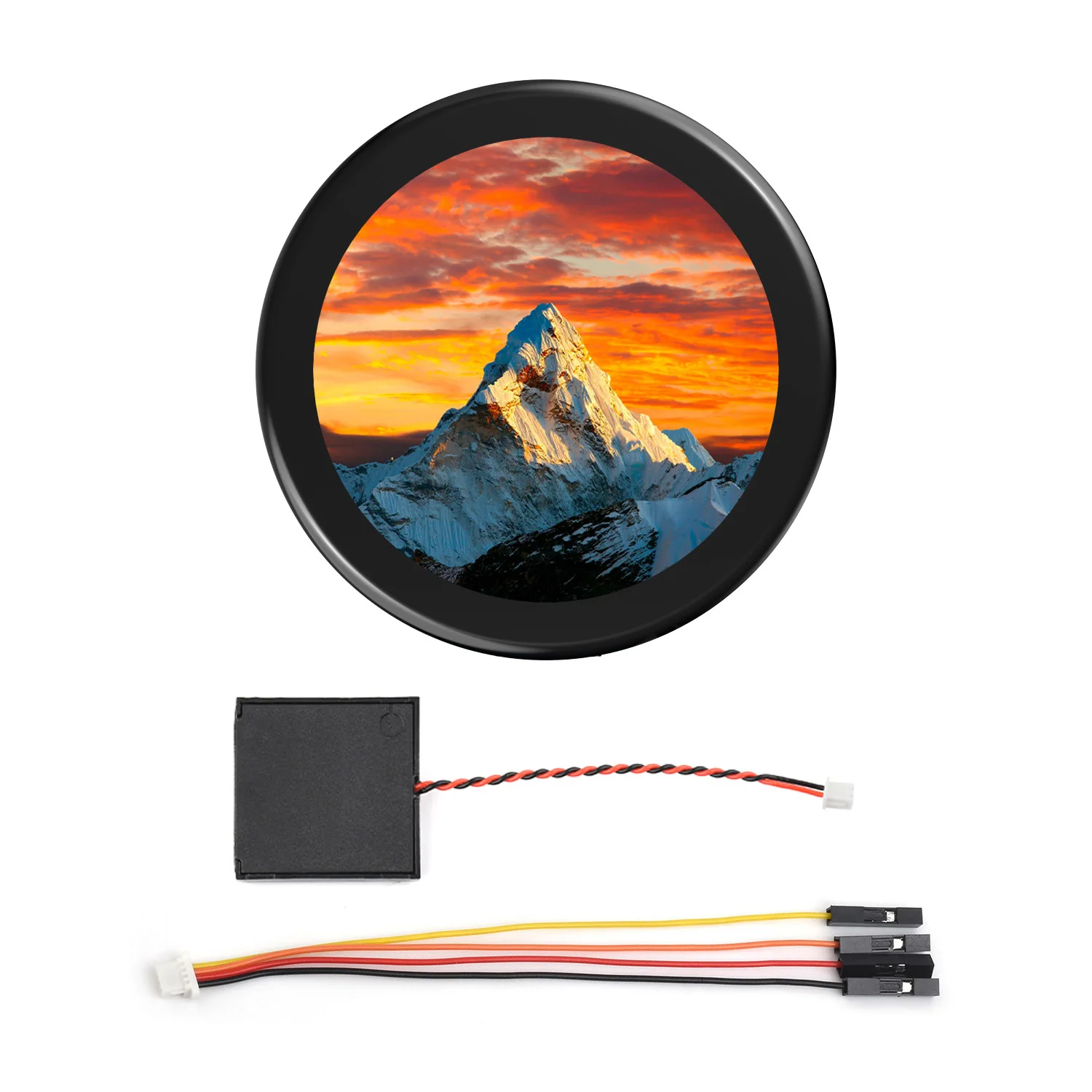 Waveshare ESP32-C6 1.43inch AMOLED Round Touch Display Development Board,160MHz RISC-V Processor, 466×466 ESP32 With Display
