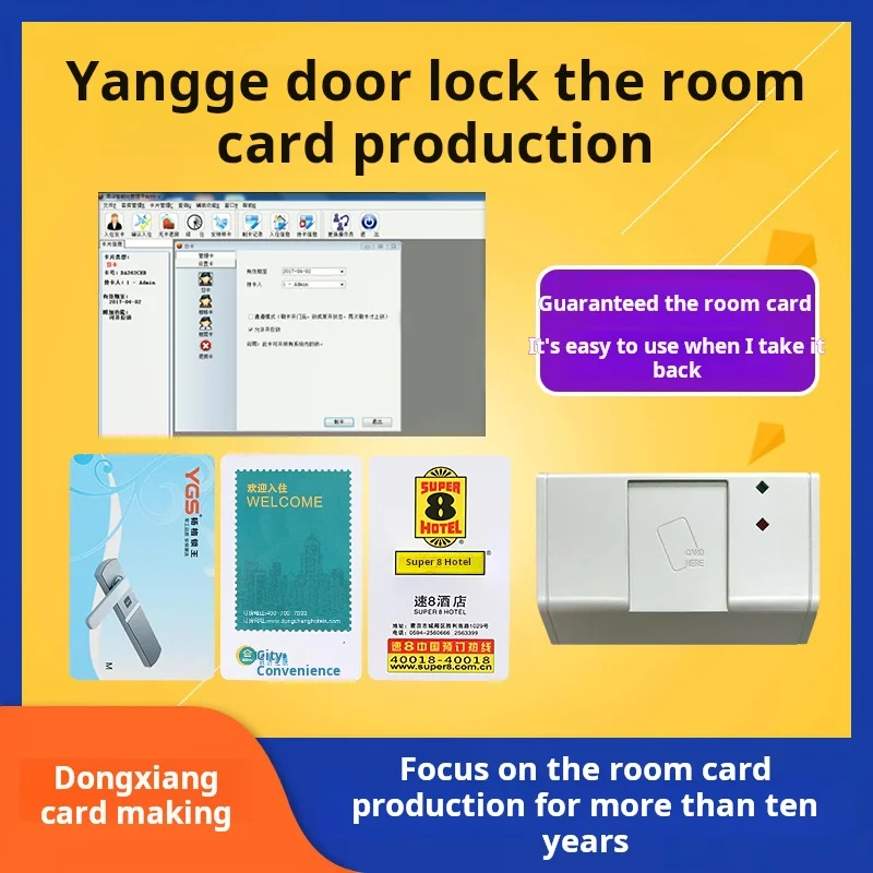 Yang Ge Ygs Hotel The Room Customized Production Proximity Hotel Door Lock Take Room For Power Supply Custom