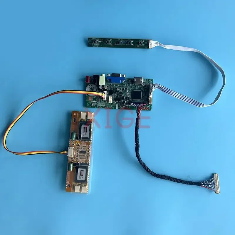 

LCD Screen Driver Board Fit M270HW01 M240HW01 M215HW01 M215HW03 DIY Kit VGA LVDS 30 Pin Display 1920*1080 HDMI-Compatible 4CCFL