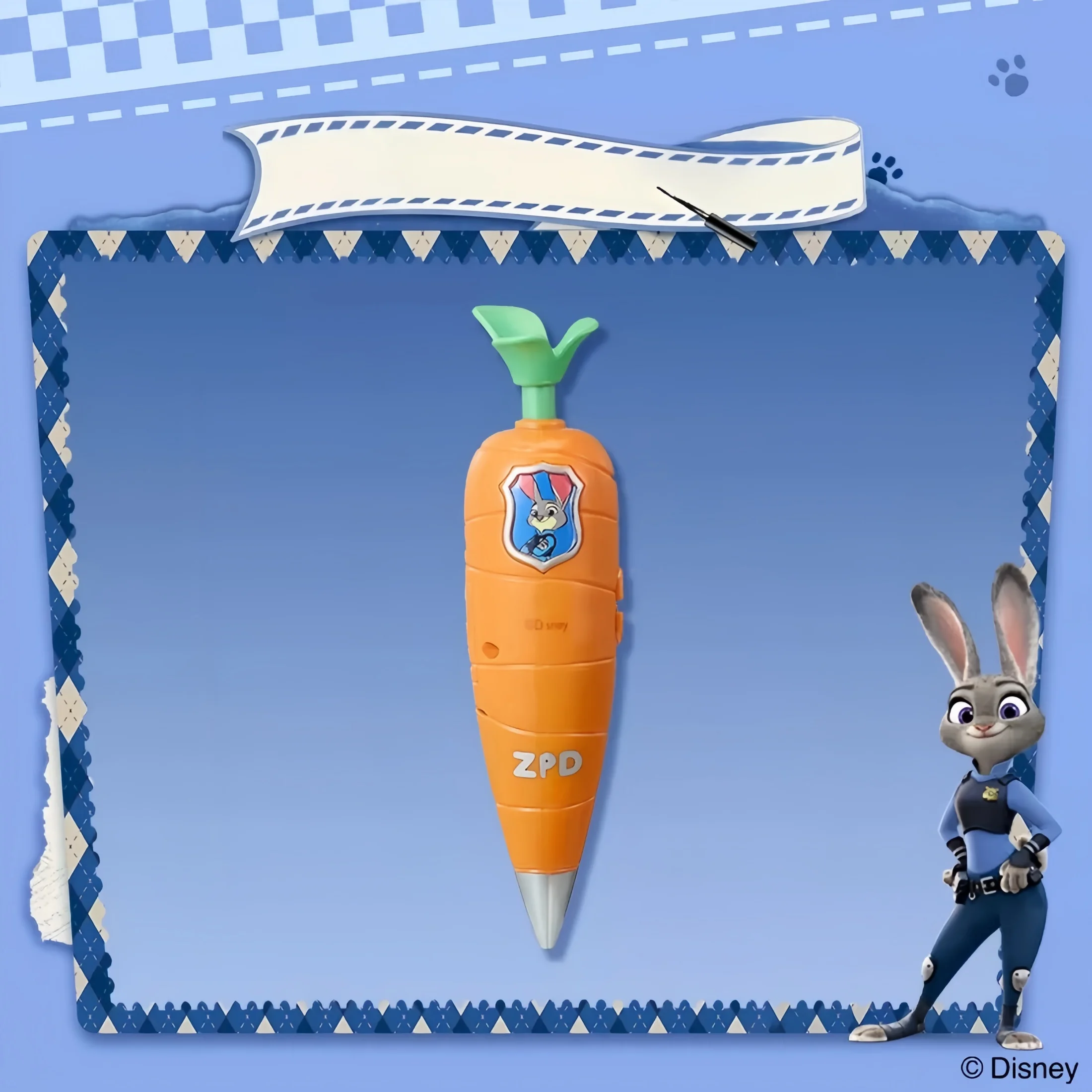 Miniso Disney Judy's Police Life Series Recording Ballpoint Pen Gary Detox Pen 1 Piece