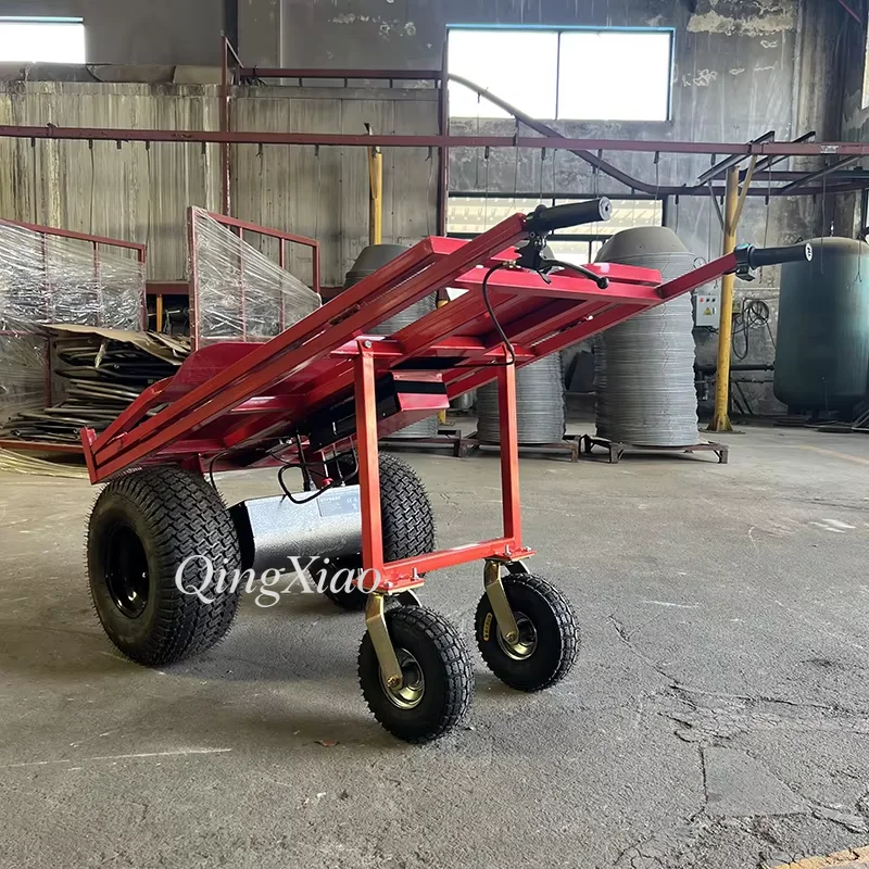 Wear Resistant Rolling Wheel Hand Trolley Heavy Load Solid Bearing Construction Practical Push Pull Structure Stable Maneuver
