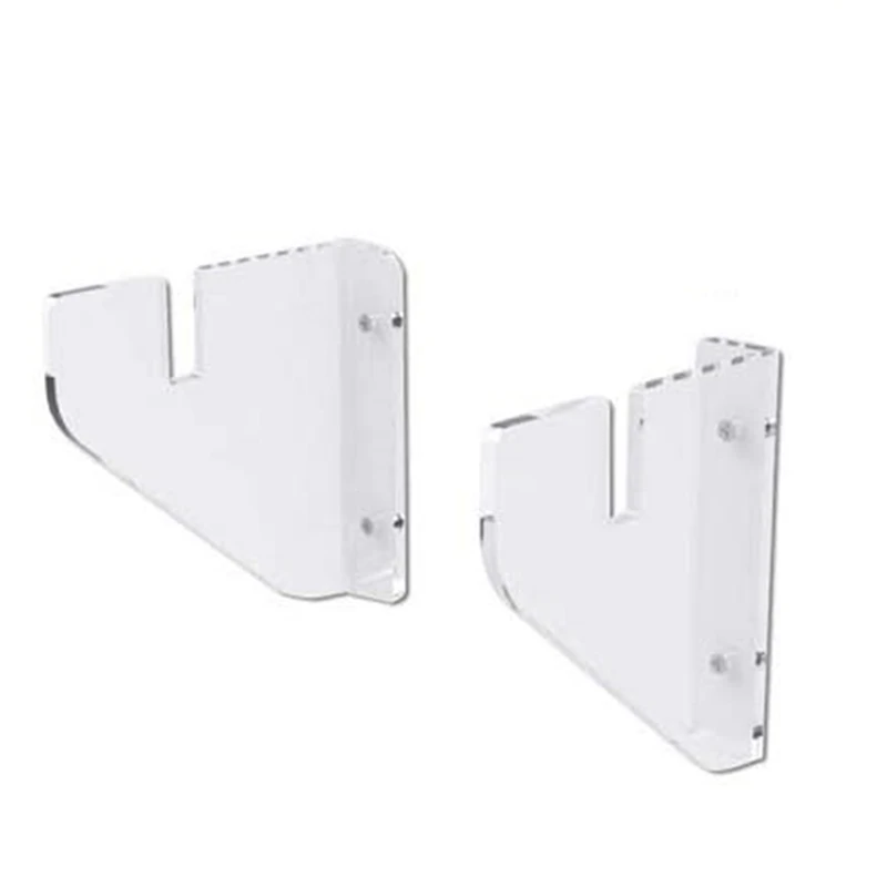 New-2Pcs Skateboard Storage Display Rack,Invisible Clear Acrylic Wall Mount Display Skateboard Brackets For Snowboarding