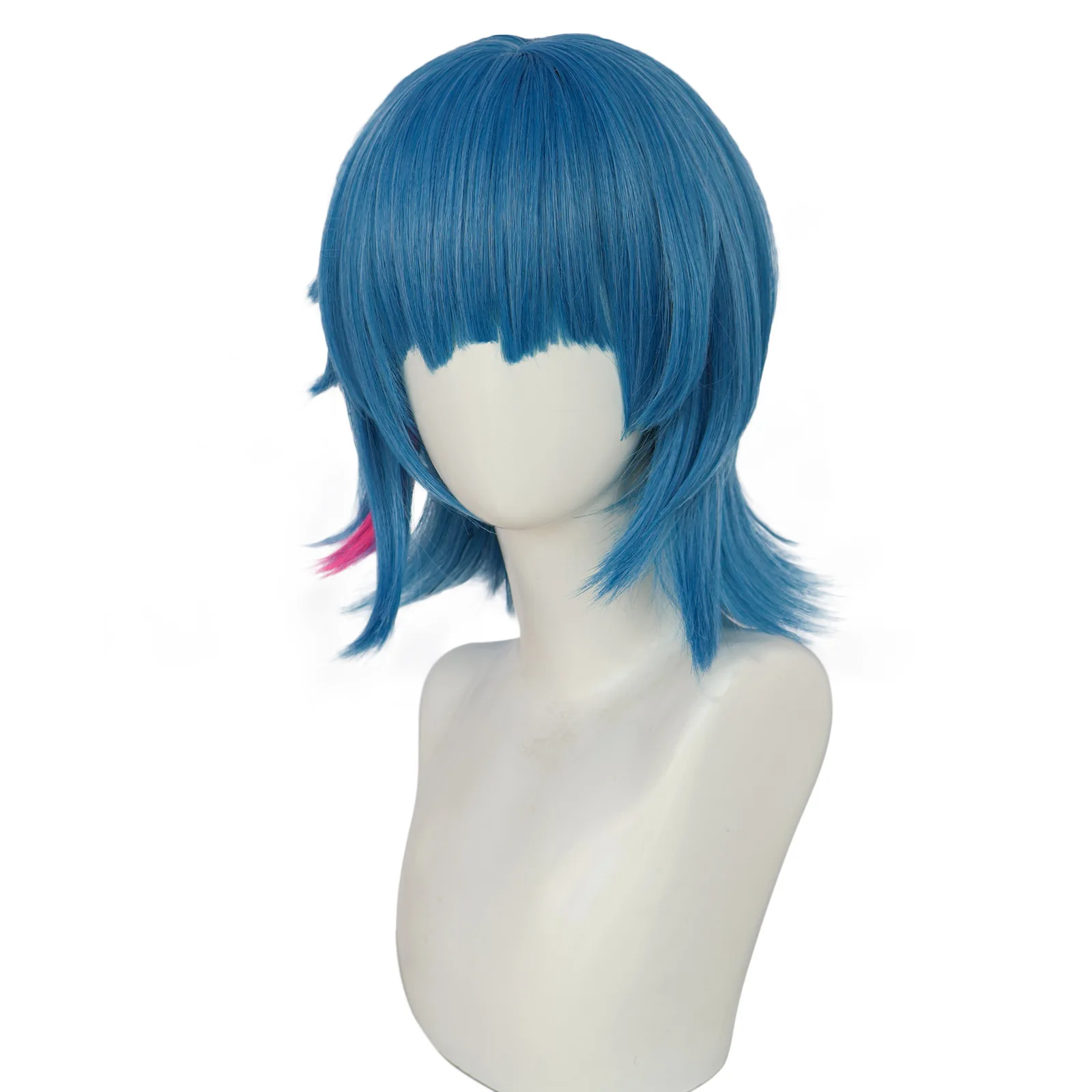 Women Roleplay Party Props Game LoL TV 2 Cosplay Disguise Young Arcane Jinx Dancing Powder Wigs