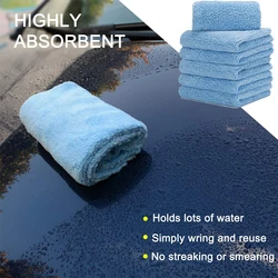 Microfiber Towels for Cars Drying Wash Plush Large Car Wash Towels Thick Car Care Detailing Buffing Polishing Non-scratch Cloth