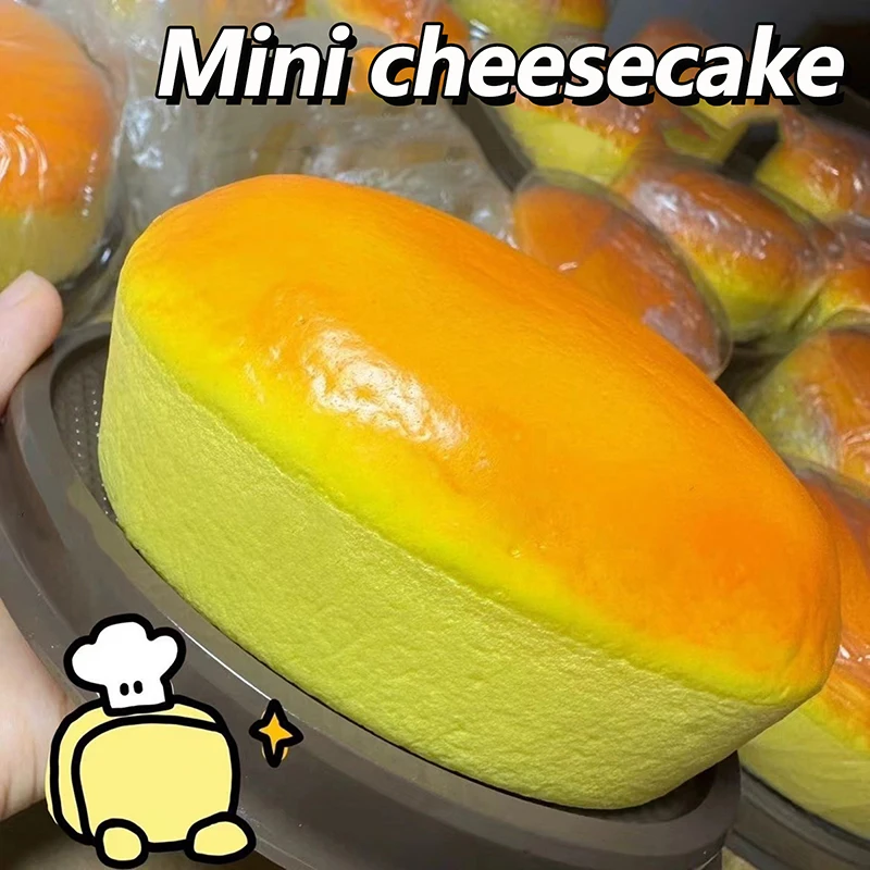 لعبة كعكة الجبن اسفنجي بطيئة الارتفاع طويلة الجبن الخبز انتعاش بطيء ضغط لعبة الإجهاد الإصدار اليد الاسترخاء اسفنجي الضغط