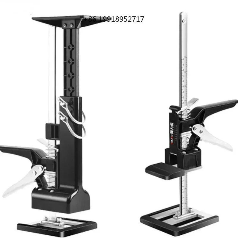 手動式リフトツールセット。省力化アームジャッキ、ドアパネル、石膏ボード、キャビネット、タイルの持ち上げ、高さ調整、昇降作業に。