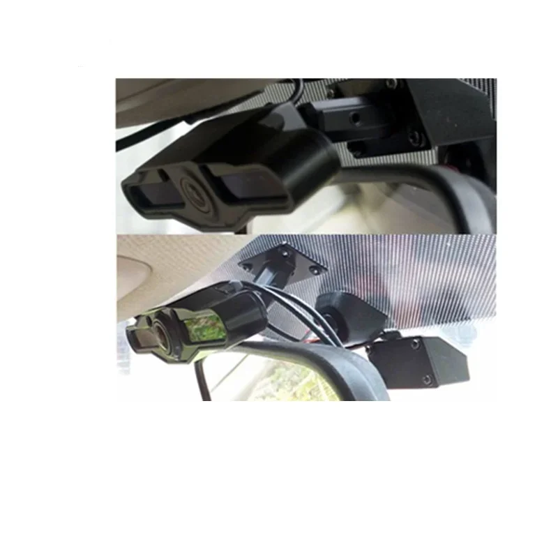 سيارة شنت الأشعة تحت الحمراء حافلة تاكسي عدسة مزدوجة نظام كاميرا CCTV للرؤية الليلية الصوت مانعة لتسرب الماء CMOS H.264