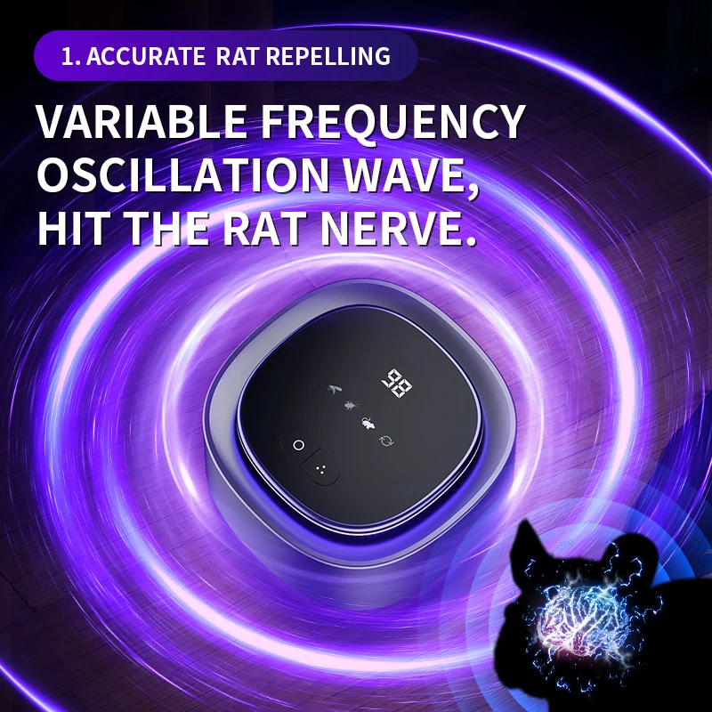 Ultrasonic Mosquito Repellent Rat Insect Repellent Household Bird Repeller Light Wave Electronic Pest Repeller PestReject Garden