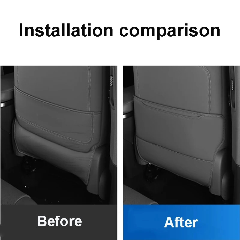 ل ZEEKR 7X 2025 2026 مقعد السيارة الخلفي الخلفي المضادة للخدش حماية الوسادة الجلدية المضادة للأوساخ المضادة للخدش الملحقات الداخلية