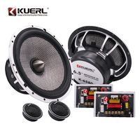 Car Audio Modification 6.5 Inch Aluminum Alloy Bracket 2 Way Speaker Kit DC12V High Power MAX240W Car Front Door Speaker