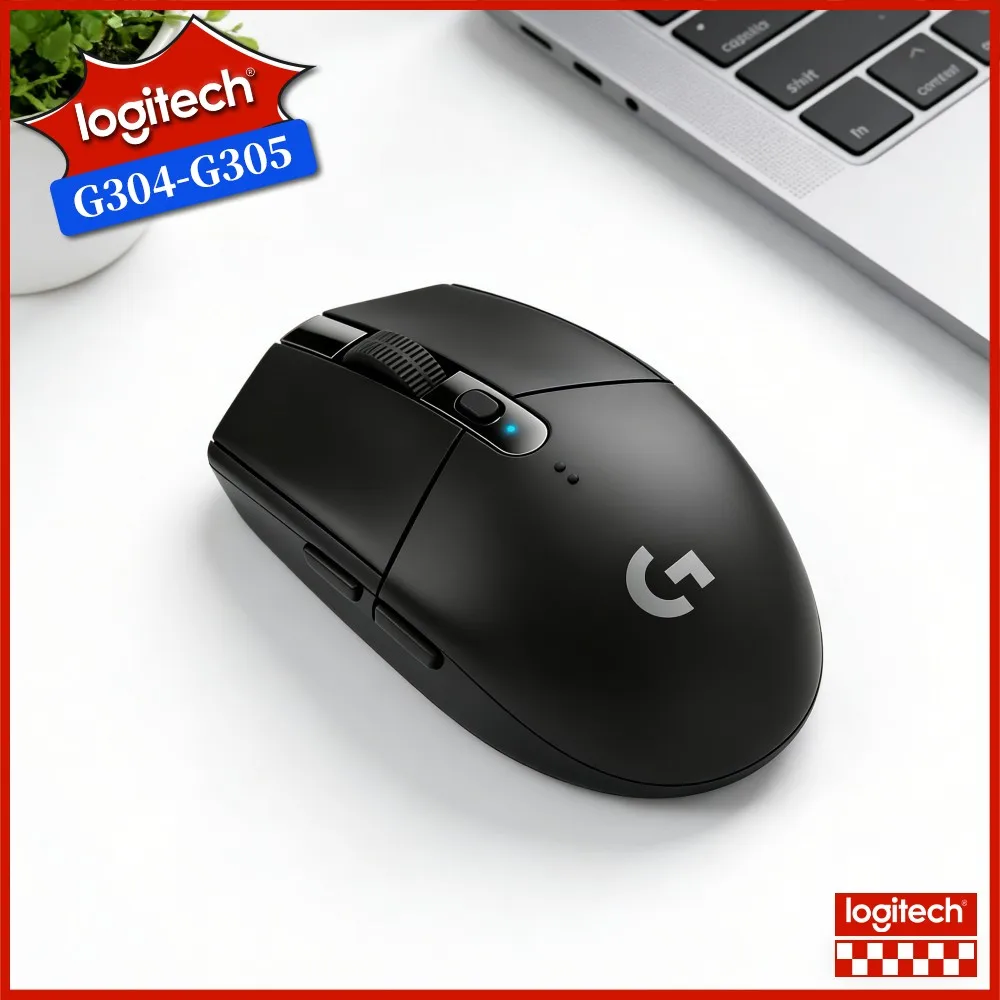 Logitech G305 LIGHTSPEED Wireless Gaming Mouse 12K DPI 6 Programmable Buttons For Laptop PC Esports Gamer