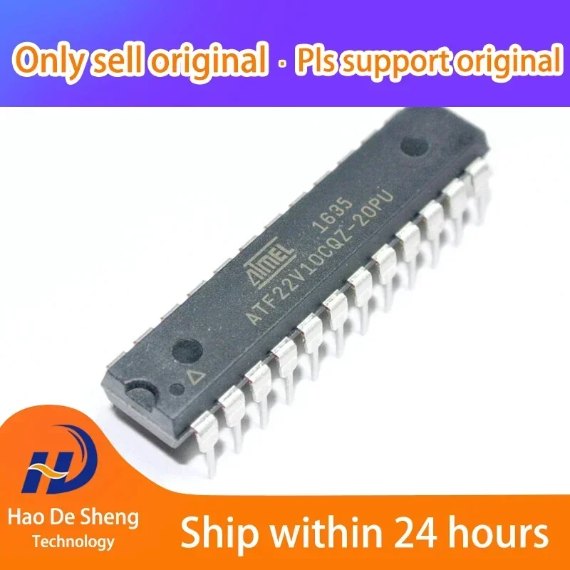 

10 шт./лот ATF22V10CQZ-20PU ATF22V10CQZ DIP24 новый оригинальный на складе