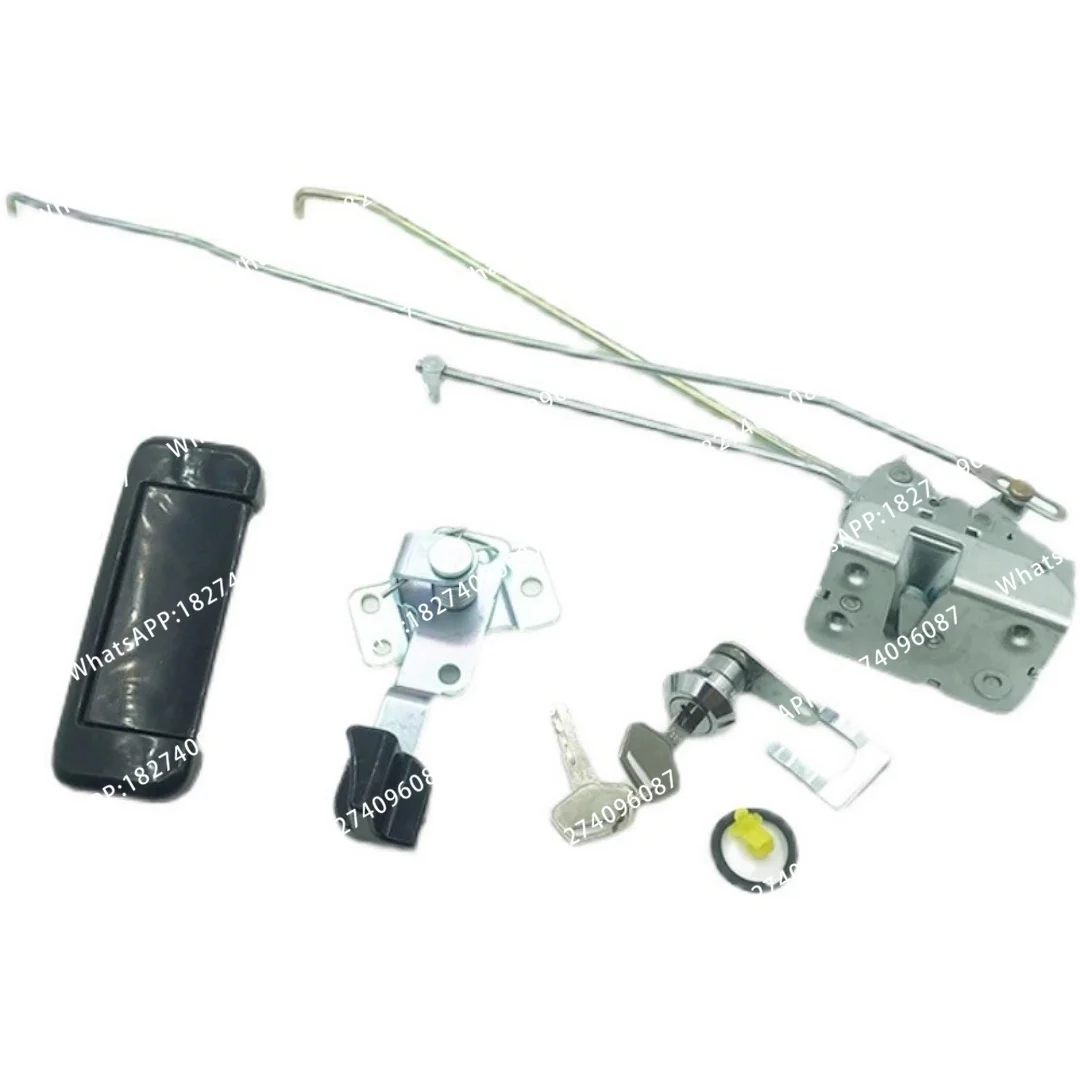 Applicable to  PC130 200 210 220 300 360-7 excavator cab door lock outer handle lock block lock core