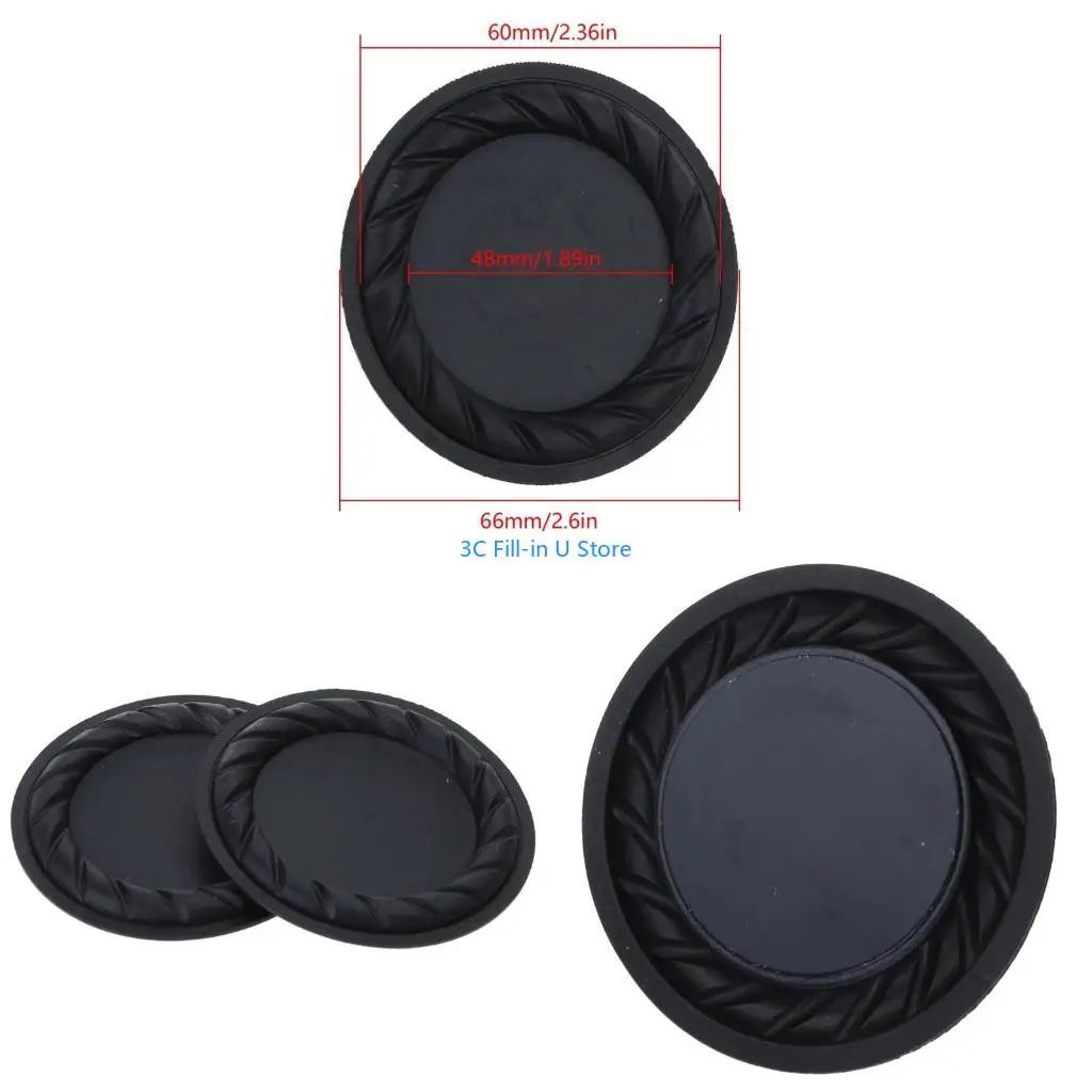 G8TA 2PCS Speaker Diaphragm Bass Radiators Subwoofer Accessories for DIY Home Theater Speaker Passive Radiator Replacement