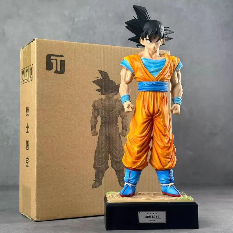 34cm Son Goku Dragon Ball Z figura de acción DBZ SSJ Super Saiyan Goku figuras de juguete Anime Figuras modelo periférico adornos regalo