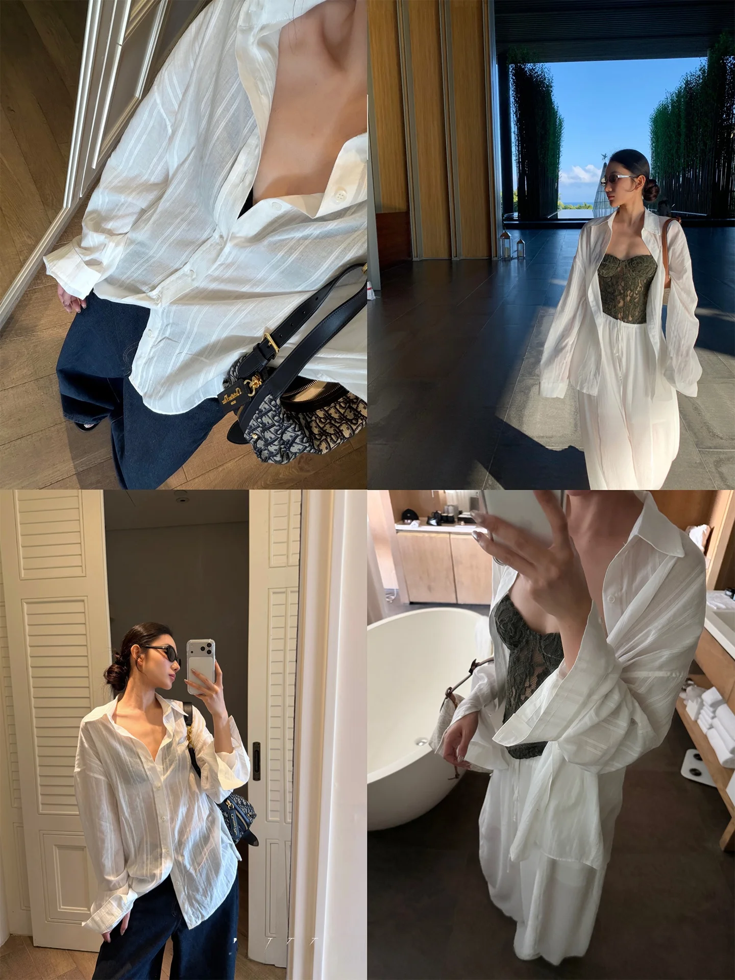 

Zzykk Loose Cotton Shirt Women's Spring Summer Thin Pure Cotton Outerwear Open Cardigan Relaxing Lazy Style Long Sleeve Striped