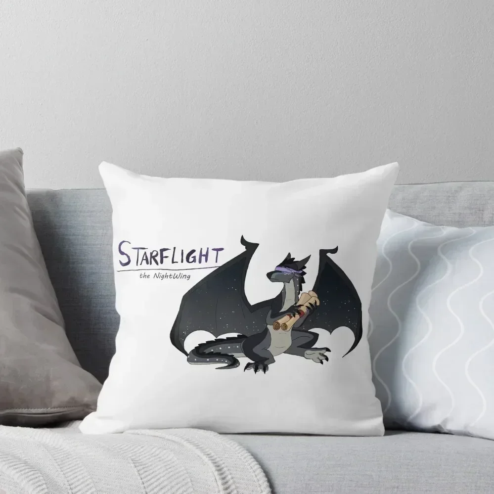 

Starflight the NightWing - Wings of Fire Throw Pillow Sofa Decorative Covers Cushion Covers For Living Room pillow