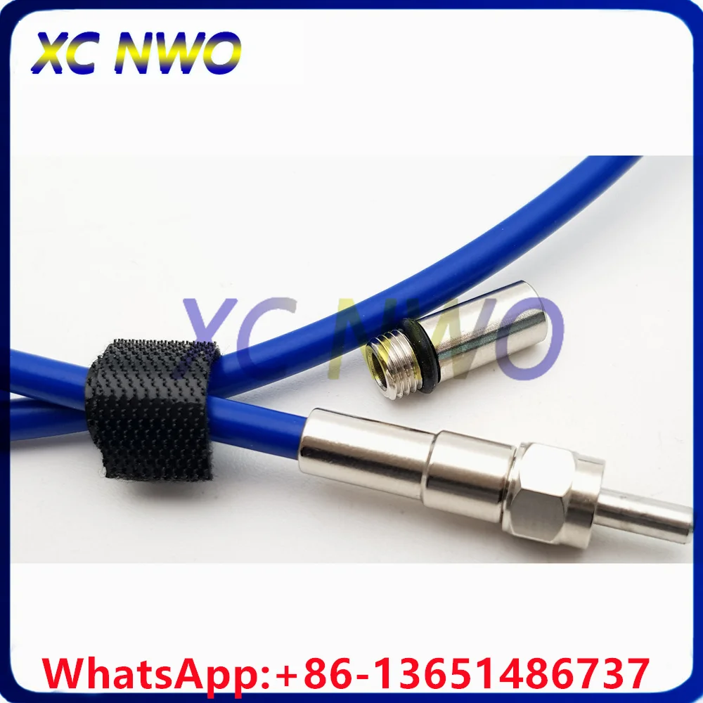 SMA905 NIR Optimized Quartz Fiber Multi Mode Simplex 1000um Core Pure Silica Metal Ferrule 400-2500nm  0.22NA 4.0mm 1M Armored