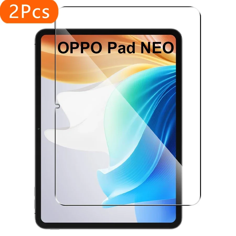 

2Pcs For OPPO Pad NEO LTE WiFi 11.36 Inch Tempered Glass Screen Protector 2024 Tablet Anti Scratch HD Clear Protective Film