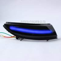 Blue Yellow Dynamic blinker For Renault KAPTUR CAPTUR J5 H5 Lutecia Grandtour Clio IV MK4 4 LED Turn Signal 2013 2014 2015 2016