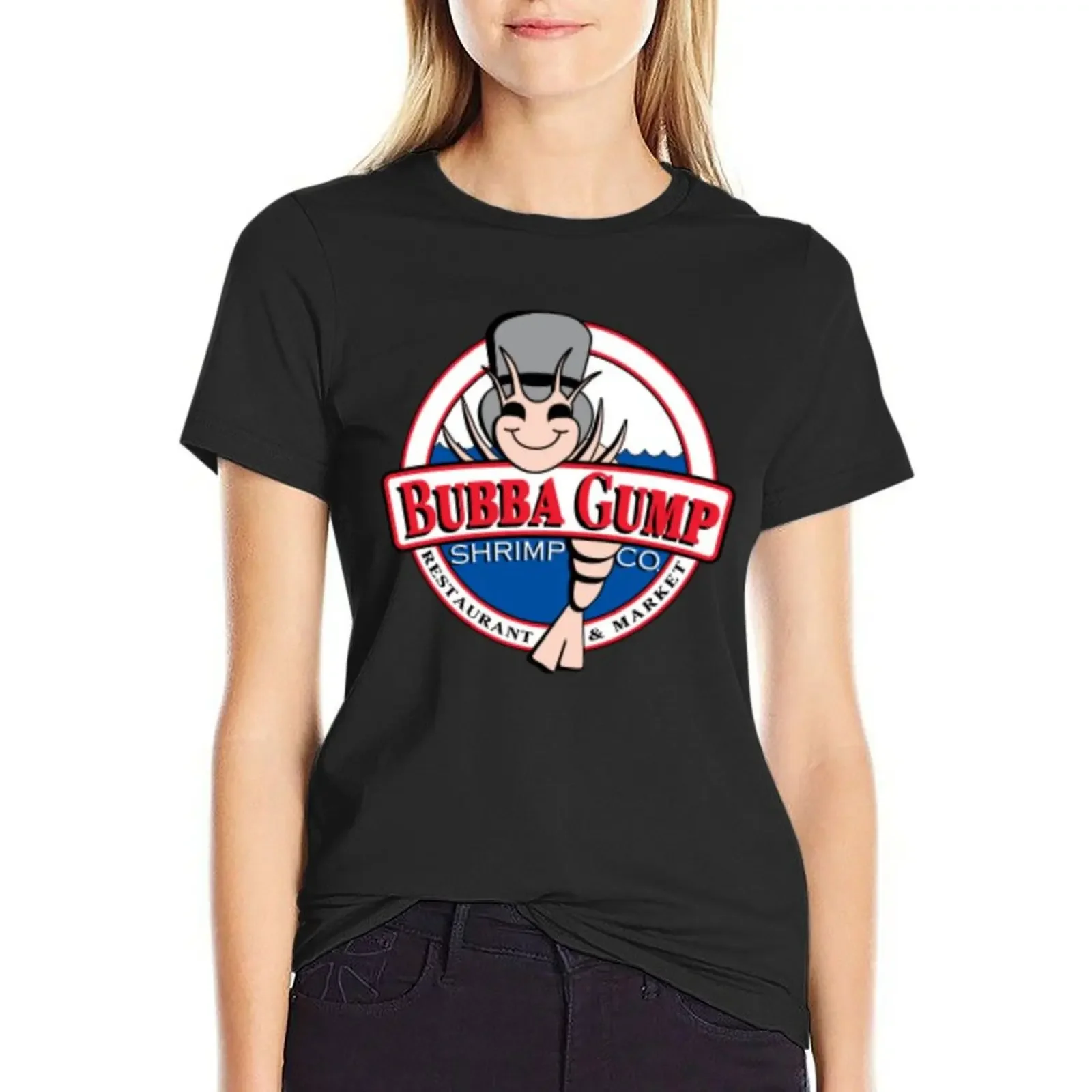 

Bubba Gump Logo T-Shirt graphics anime clothes customizeds Aesthetic clothing workout shirts for Women