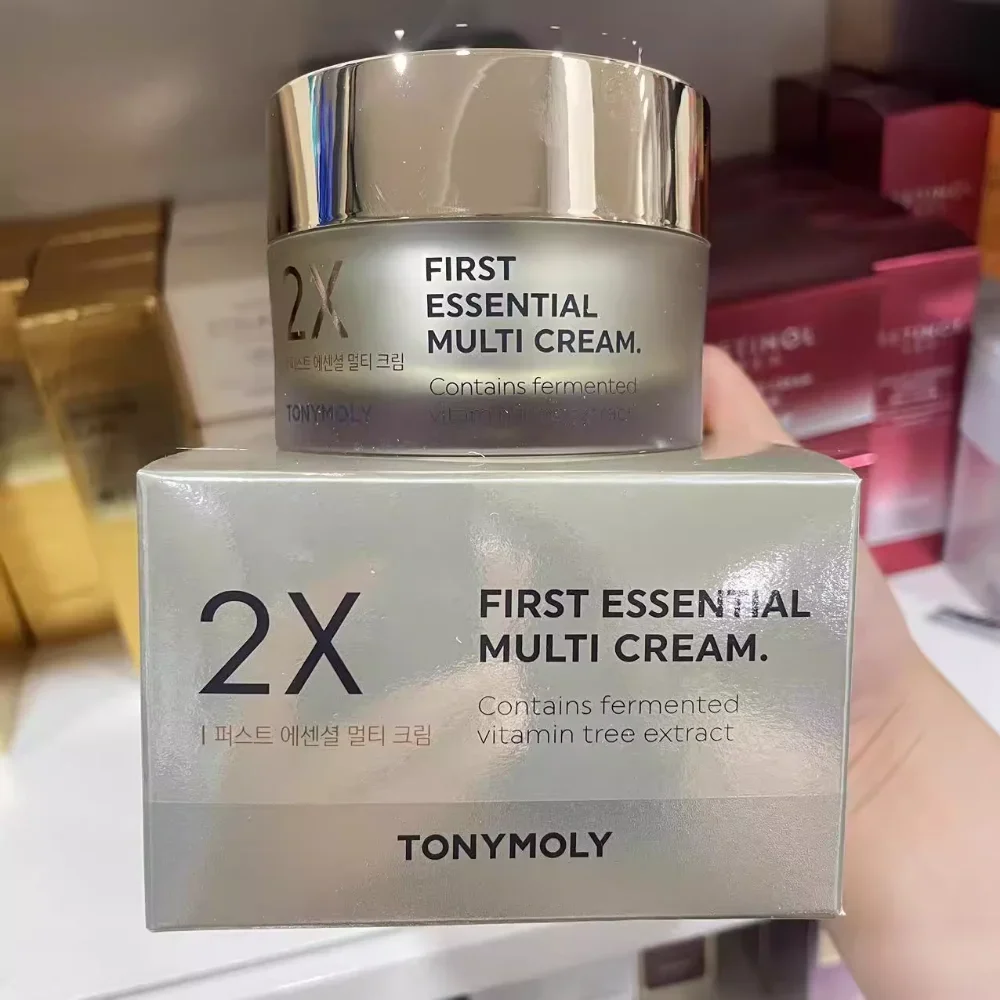 

Korea Tonymoly 2X First Essential Multi Cream 50ml Double Moisturizing Firming Brightening Anti-wrinkle Hydration Face Skin Care