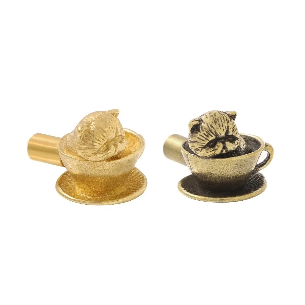 

Vintage Cat Furniture Handle Animal Shaped Handles Door Wardrobe Door Knobs Home Decoration Brass Cupboard Drawer Pulls